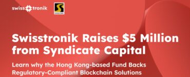 Swisstronik Secures $5M Investment from Syndicate Capital, Signalling Demand for Blockchain Compliance Solutions