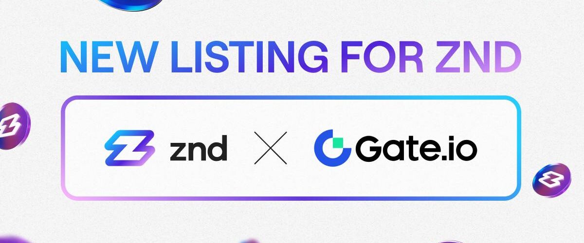 Gate.io announces ZND listing